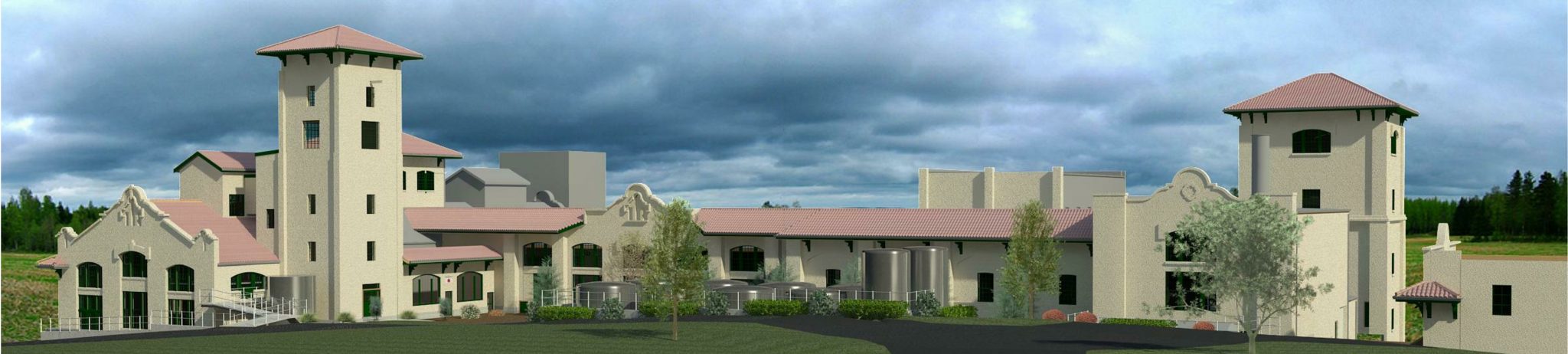 Four Roses Rendering