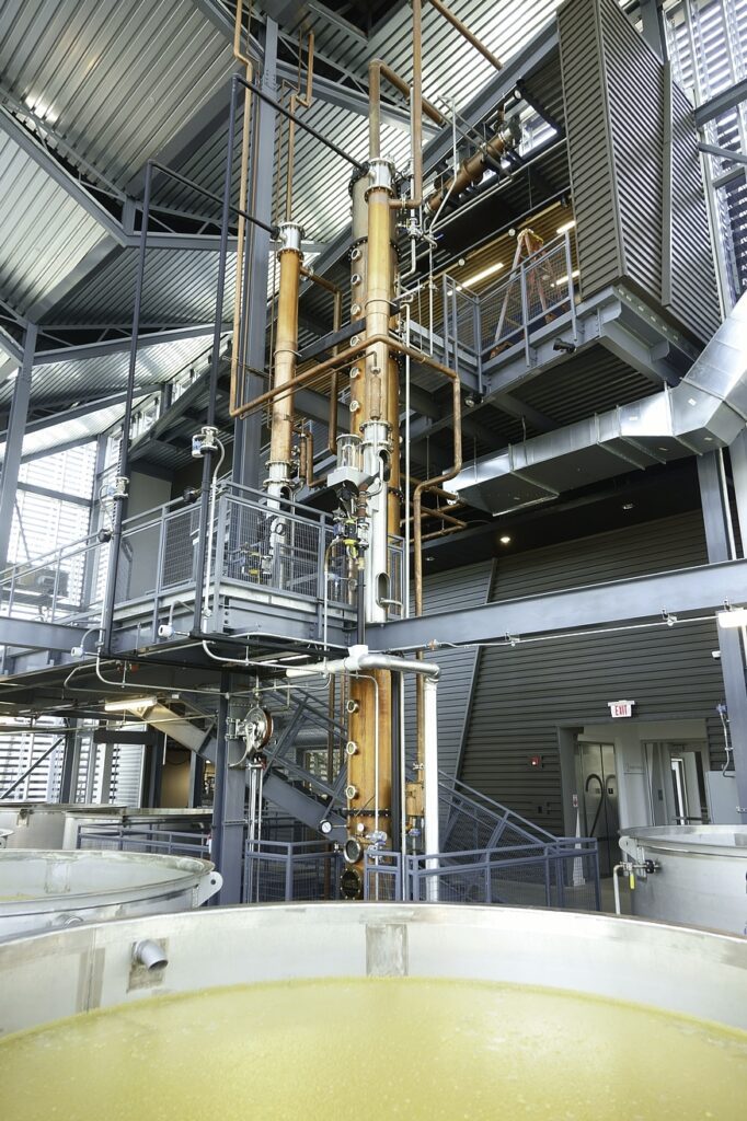 Still, Stillhouse, and Fermentation design by VITOK Engineers.